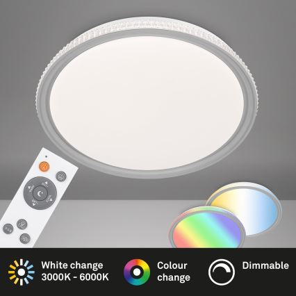 Brilo - LED RGB димируема таванна лампа LED/40W/230V 3000-6500K + дистанционно управление