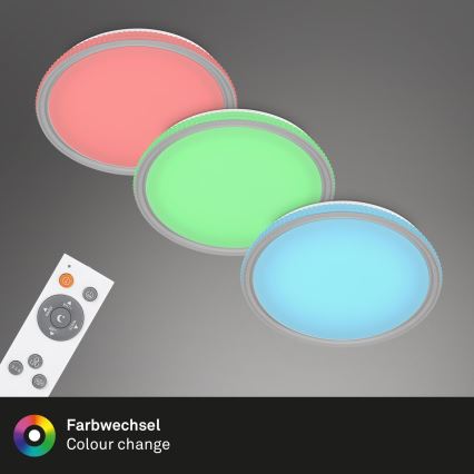 Brilo - LED RGB димируема таванна лампа LED/40W/230V 3000-6500K + дистанционно управление