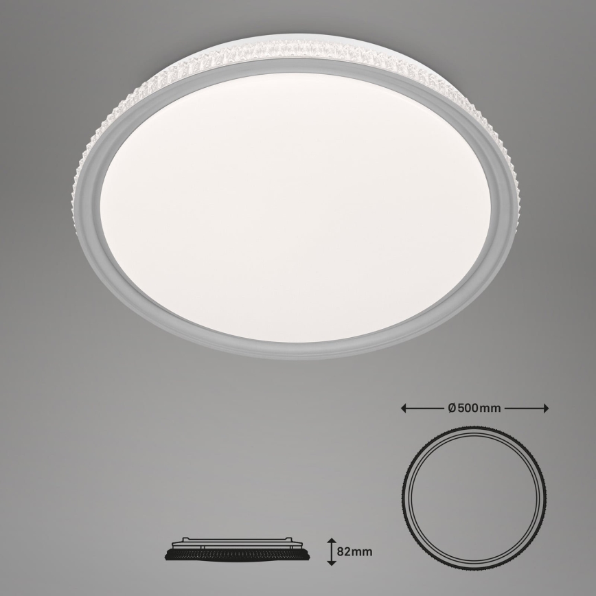Brilo - LED RGB димируема таванна лампа LED/40W/230V 3000-6500K + дистанционно управление