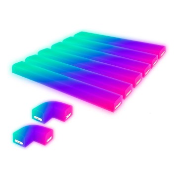 Brilo - LED RGBIC Регулируема светлинна лента Smart LED/24W/230V Wi-Fi Tuya