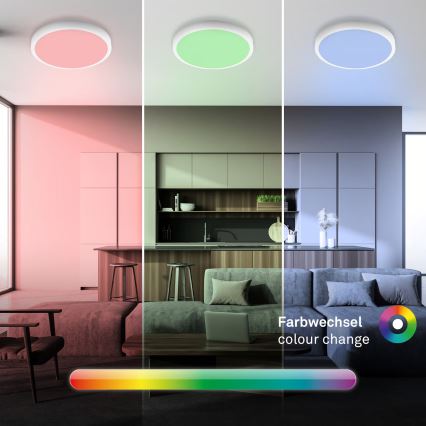 Brilo - LED RGBW димируемо таванно осветително тяло LED/20W/230V 2200-6500K Wi-Fi Tuya, диаметър 27 см