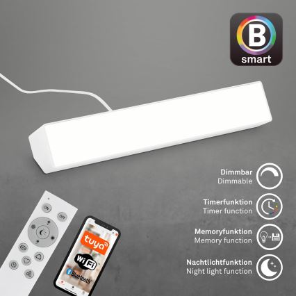 Brilo - LED RGBW Димируема настолна лампа LED/9W/230V 3000-6500K Wi-Fi Tuya + дистанционно управление