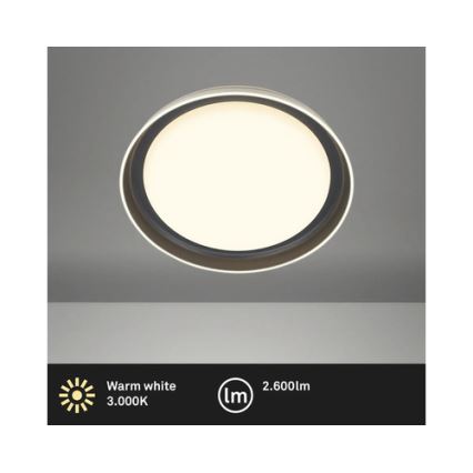 Brilo - LED таванно осветително тяло IJUS LED/24W/230V 3000K Ø 43 cm