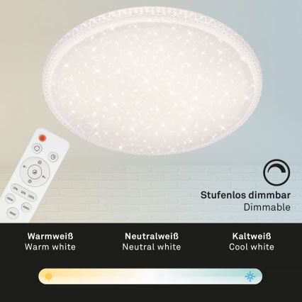 Brilo - LED таванно осветително тяло LED/48W/230V Ø 60 см