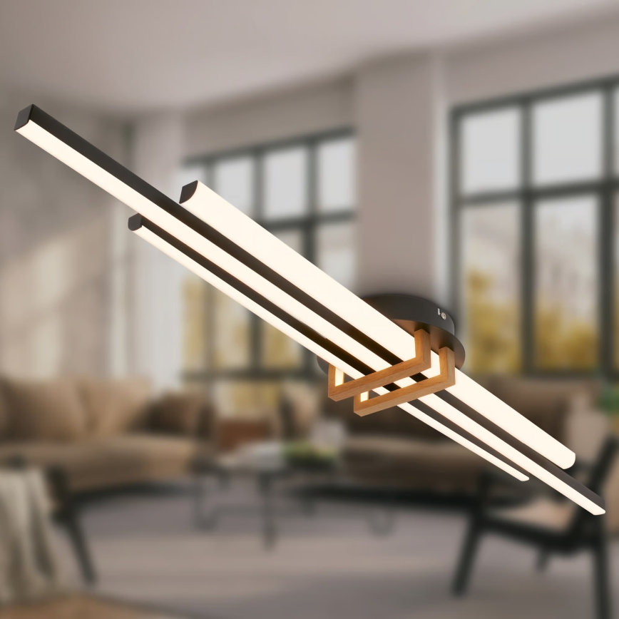 Brilo - LED таванно осветително тяло TINKA LED/30W/230V 3000K черно