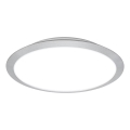 Brilo - LED таванно осветително тяло за баня CTS LED/21W/230V 3000/4000K IP44 Ø 37 см матов хром