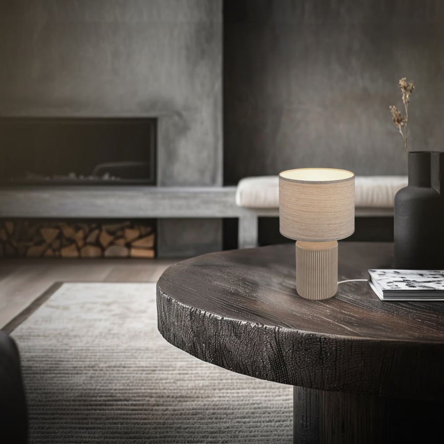 Brilo - Настолна лампа INO 1xE14/10W/230V бяла