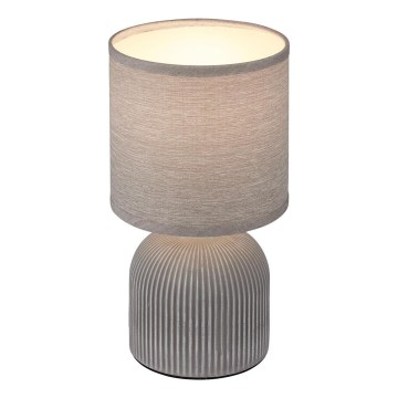 Brilo - Настолна лампа INO 1xE14/10W/230V сива