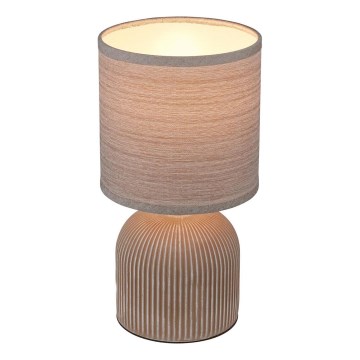 Brilo - Настолна лампа INO 1xE14/10W/230V кафява