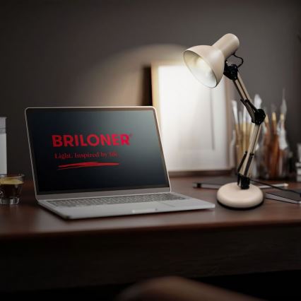 Brilo - Настолна лампа PIXA 1xE14/25W/230V бежова