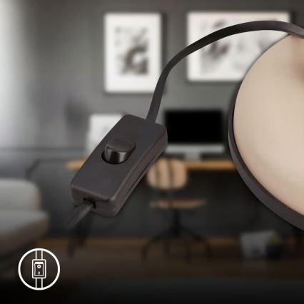 Brilo - Настолна лампа PIXA 1xE14/25W/230V бежова