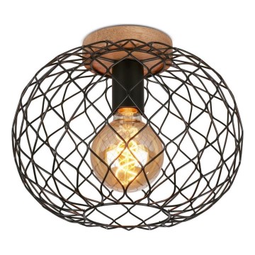 Brilo - Плафон WINKI 1xE27/40W/230V каучуково дърво