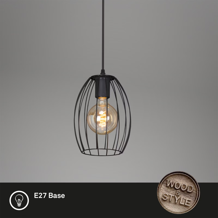 Brilo - Полилей на кабел WAKTU 1xE27/60W/230V