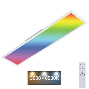 Brilo - RGBW Димируем плафон SLIM LED/40W/230V 3000-6500K + дистанционно управление