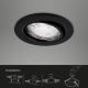 Brilo - К-кт 3x LED Лампа за вграждане в баня 1xGU10/5W/230V IP23 черен