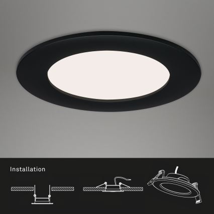 Brilo - К-кт 3x LED Лампа за вграждане в баня FLAT LED/7W/230V IP44