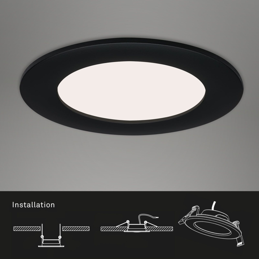 Brilo - К-кт 3x LED Лампа за вграждане в баня FLAT LED/7W/230V IP44