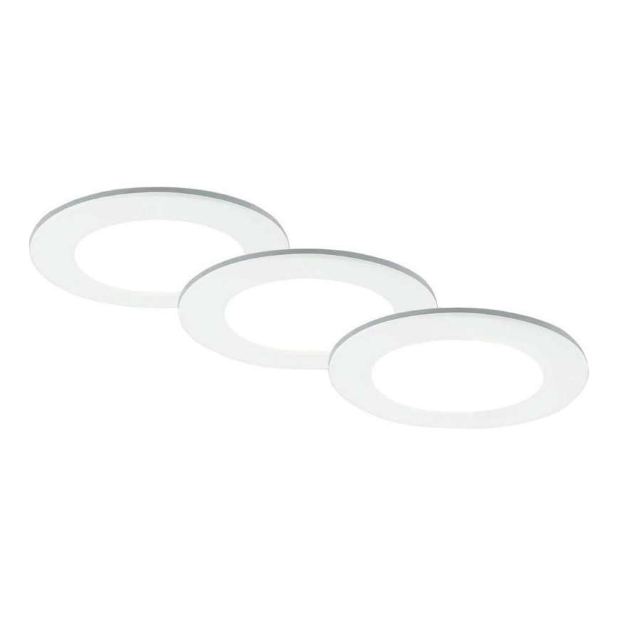 Brilo - К-кт 3x LED Лампа за вграждане в баня LED/4W/230V IP44 3000/4000K бял