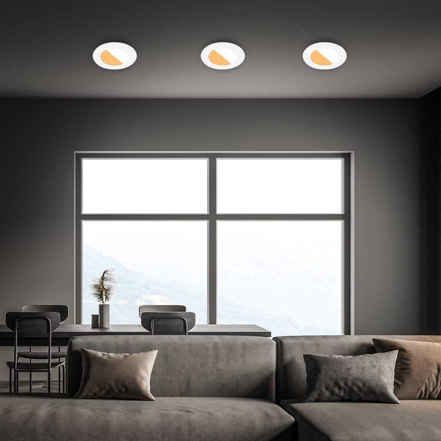 Brilo - К-кт 3x LED Лампа за вграждане в баня LED/4W/230V IP44 3000/4000K бял