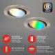Brilo - К-кт 3x LED RGBW Димируема лампа за баня 1xGU10/4,9W/230V 2700-6500K Wi-Fi Tuya IP23 + дистанционно управление