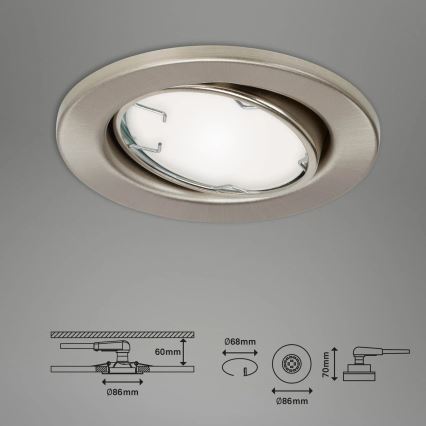 Brilo - К-кт 3x LED RGBW Димируема лампа за баня 1xGU10/4,9W/230V 2700-6500K Wi-Fi Tuya IP23 + дистанционно управление