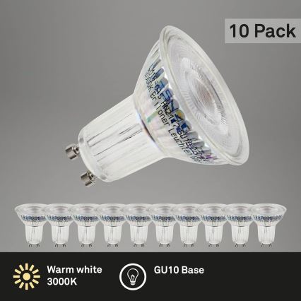 Briloner 0548-003 - К-кт 10x LED Крушка GU10/3,5W/230V 3000K