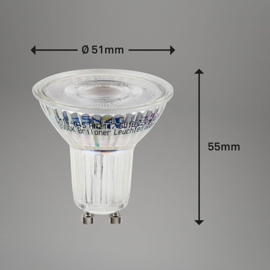 Briloner 0548-003 - К-кт 10x LED Крушка GU10/3,5W/230V 3000K