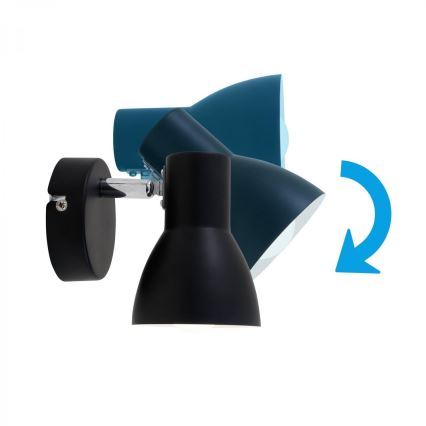 Briloner 10698889 - Спот аплик 1xE14/25W/230V черен