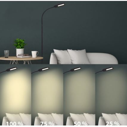 Briloner 1297-015 - LED Димируем гъвкав лампион LED/6,6W/230V 3000K/4000K/6000K