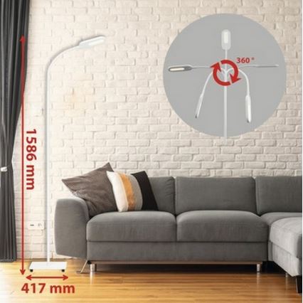 Briloner 1297-016 - LED Димируем сензорен лампион LED/8W/230V 3000/4000/6000K