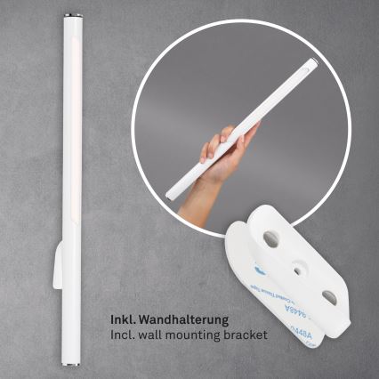 Briloner 1384-016 - LED Димируем докосване лампион 2в1 EVERYWHERE LED/2,3W/5V 2000 mAh