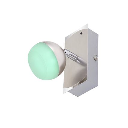 Briloner 2040-012 - LED RGB регулируемо точково осветително тяло 1xLED/3,3W/230V + дистанционно управление