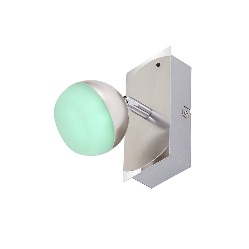 Briloner 2040-012 - LED RGB регулируемо точково осветително тяло 1xLED/3,3W/230V + дистанционно управление