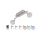 Briloner 2040-022 - LED RGB Димируема  Точково осветление, луна 2xLED/3,3W/230V + DO