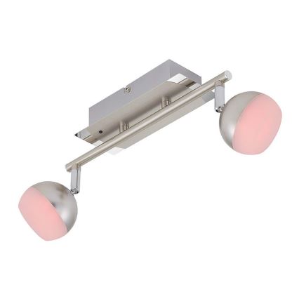 Briloner 2040-022 - LED RGB Димируема  Точково осветление, луна 2xLED/3,3W/230V + DO