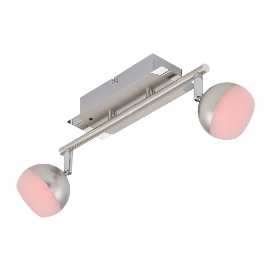 Briloner 2040-022 - LED RGB Димируема  Точково осветление, луна 2xLED/3,3W/230V + DO