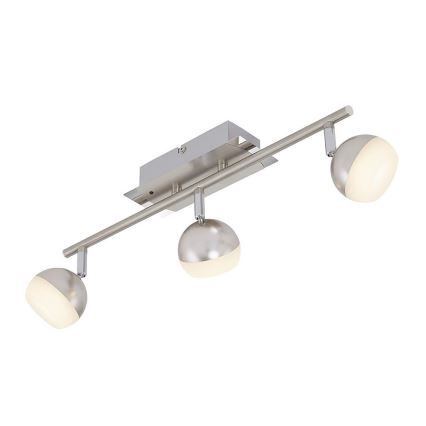 Briloner 2040-032 - LED RGB регулируемо точково осветително тяло 3xLED/3,3W/230V + дистанционно управление