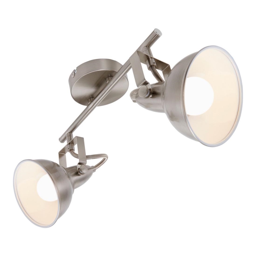 Briloner 2049-022 - Спот SOFT 2xE14/40W/230V матов хром