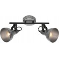 Briloner 2049-024 - Спот RETRO 2xE14/40W/230V сив