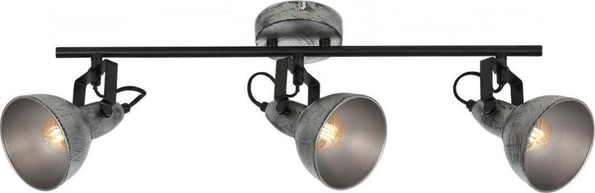 Briloner 2049-034 - Спот RETRO 3xE14/40W/230V сив
