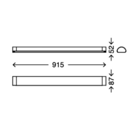 Briloner 2070-218 - LED осветление за баня за огледало BATH LED/15W/230V IP44