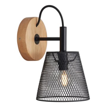Briloner 2077-015 - Аплик WOOD & STYLE 1xE14/25W/230V каучуково дърво