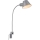 Briloner 2079-014 - Стенна гъвкава лампа 1xE27/10W/230V сребрист