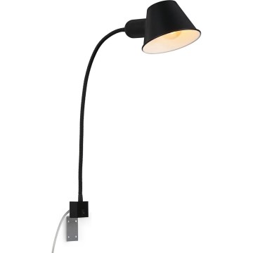 Briloner 2079-015 - Стенна гъвкава лампа 1xE27/10W/230V черен