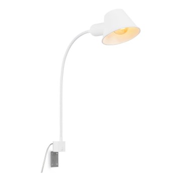Briloner 2079-016 - Стенна гъвкава лампа 1xE27/10W/230V бял