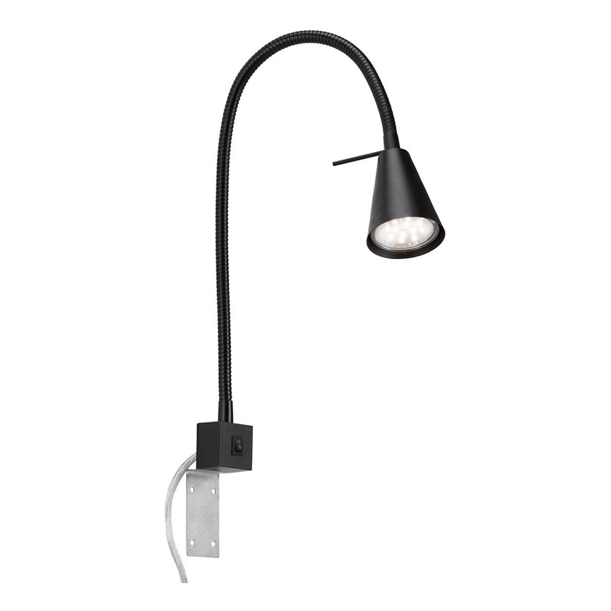 Briloner 2080-015 - LED Аплик COMFORT LIGHT 1xGU10/5W/230V черен
