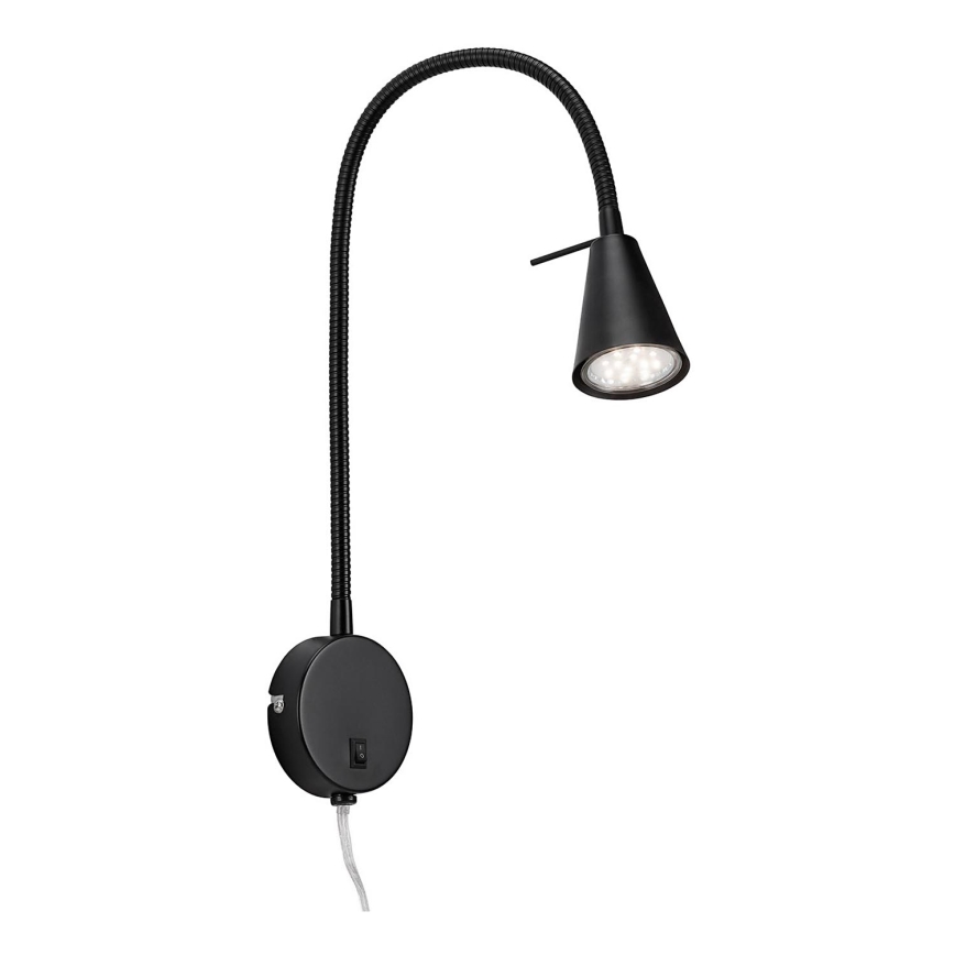 Briloner 2082-015 - LED Аплик COMFORT LIGHT 1xGU10/5W/230V черен