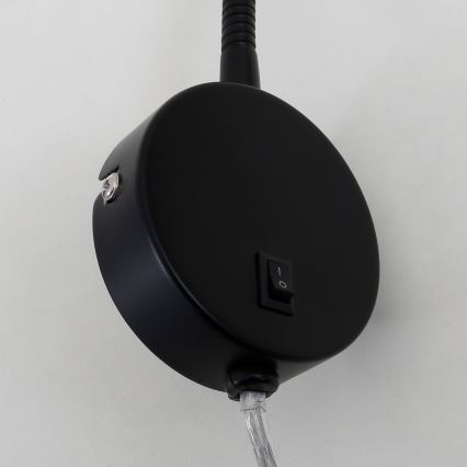 Briloner 2082-015 - LED гъвкава стенна лампа COMFORT LIGHT 1xGU10/5W/230V черна