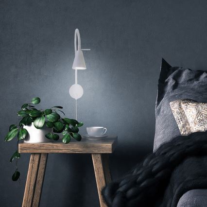 Briloner 2082-016 - LED гъвкава стенна лампа COMFORT LIGHT 1xGU10/5W/230V бяла