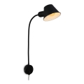 Briloner 2089-015 - Гъвкава стенна лампа BRELLO 1xE27/10W/230V черна